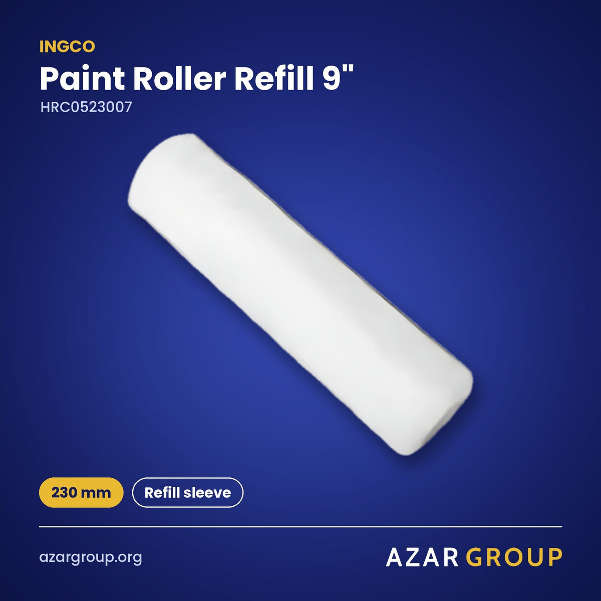 INGCO HRC0523007 Paint Roller Refill 9" – 230 mm, Refill sleeve