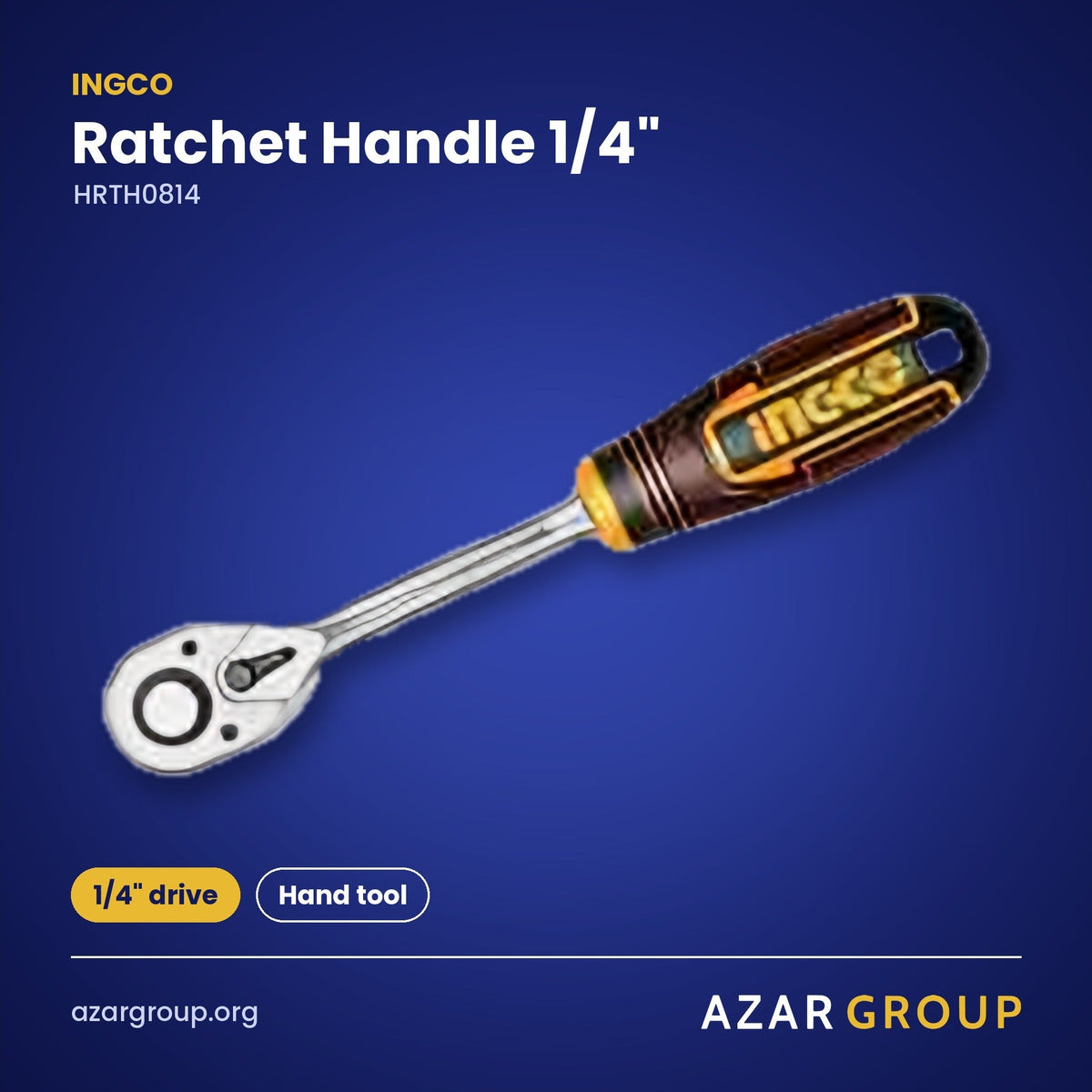 INGCO HRTH0814 Ratchet Handle 1/4" – 1/4" drive, Hand tool
