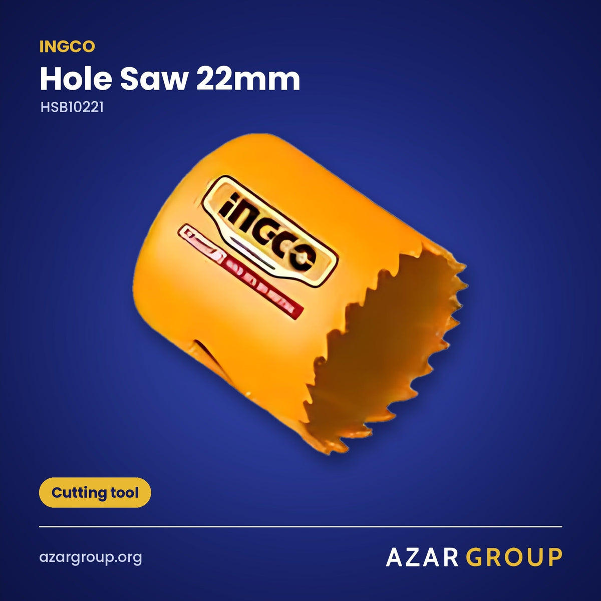 INGCO HSB10221 Hole Saw 22mm – Cutting tool