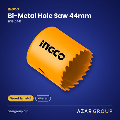 INGCO HSB10441 Bi-Metal Hole Saw 44mm – Wood & metal, 44 mm