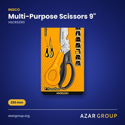INGCO HSCRS2301 Multi-Purpose Scissors 9" – 230 mm