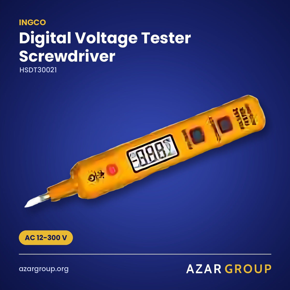 INGCO HSDT30021 Digital Voltage Tester Screwdriver – AC 12-300 V