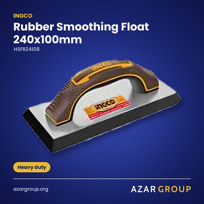 INGCO HSFR24108 Rubber Smoothing Float 240x100mm – Heavy duty
