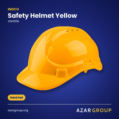 INGCO HSH206 Safety Helmet Yellow – Hard hat