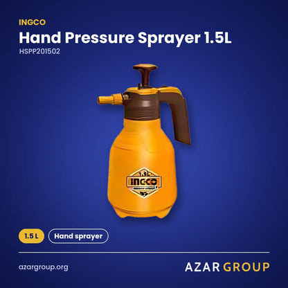 INGCO HSPP201502 Hand Pressure Sprayer 1.5L – 1.5 L, Hand sprayer
