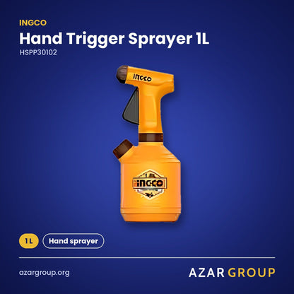 INGCO HSPP30102 Hand Trigger Sprayer 1L – 1 L, Hand sprayer