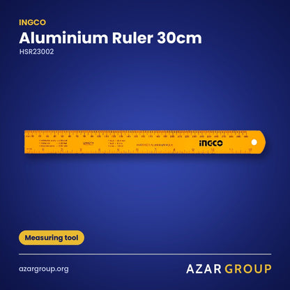 INGCO HSR23002 Aluminium Ruler 30cm – Measuring tool