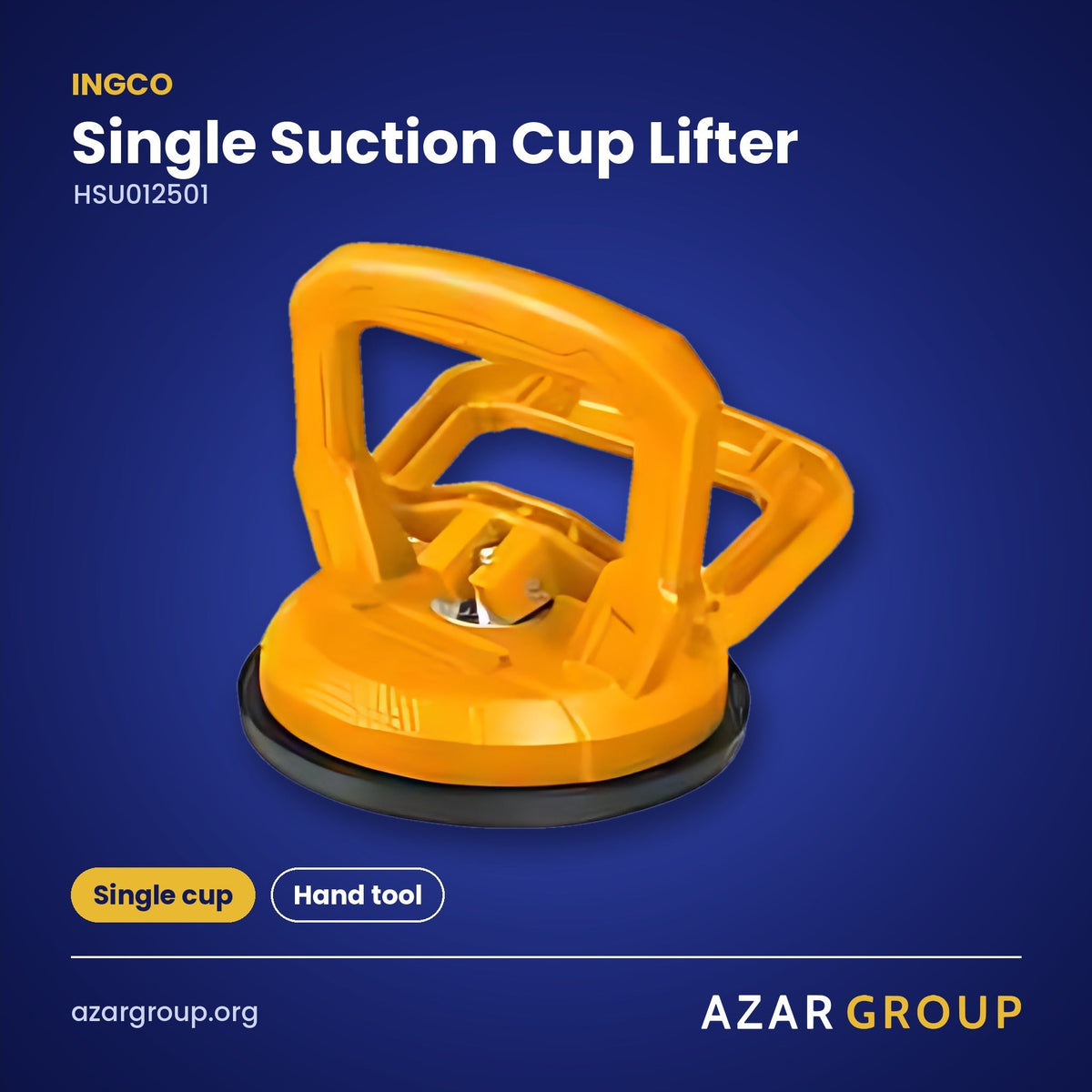 INGCO HSU012501 Single Suction Cup Lifter – Single cup, Hand tool
