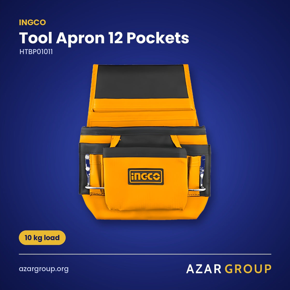 INGCO HTBP01011 Tool Apron 12 Pockets – 10 kg load