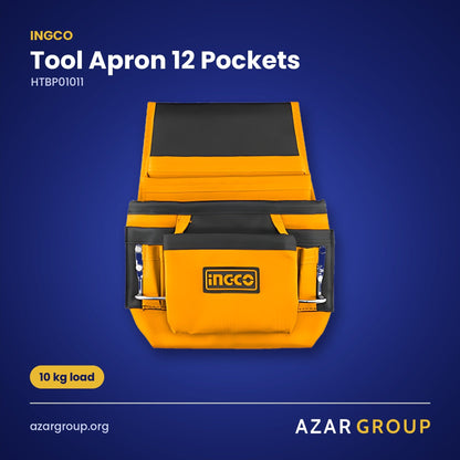 INGCO HTBP01011 Tool Apron 12 Pockets – 10 kg load