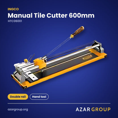 INGCO HTC06001 Manual Tile Cutter 600mm – Double rail, Hand tool