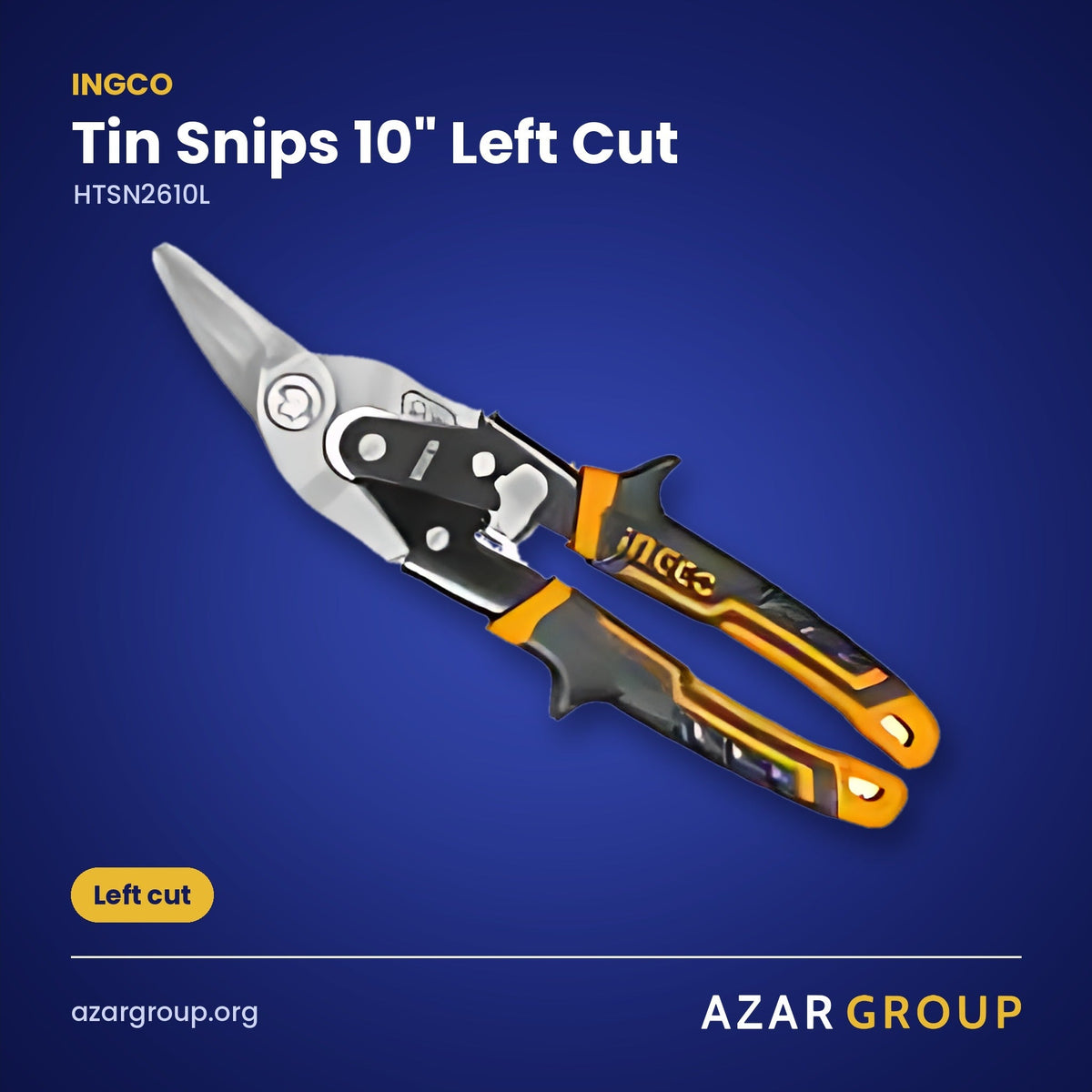 INGCO HTSN2610L Tin Snips 10" Left Cut – Left cut