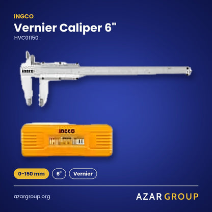 INGCO HVC01150 Vernier Caliper 6" – 0-150 mm, 6", Vernier