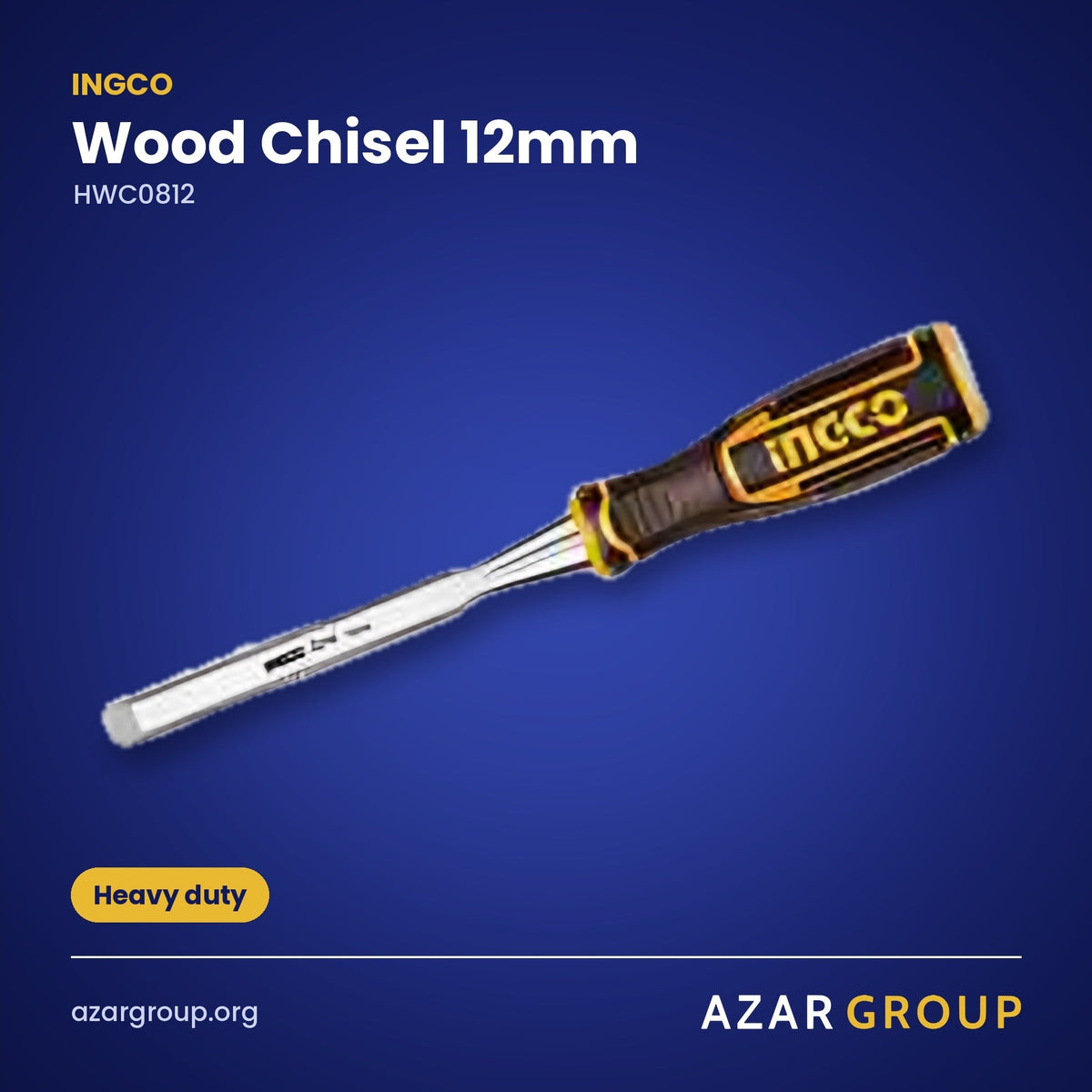 INGCO HWC0812 Wood Chisel 12mm – Heavy duty