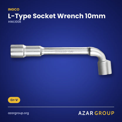 INGCO HWL1008 L-Type Socket Wrench 10mm – Cr-V