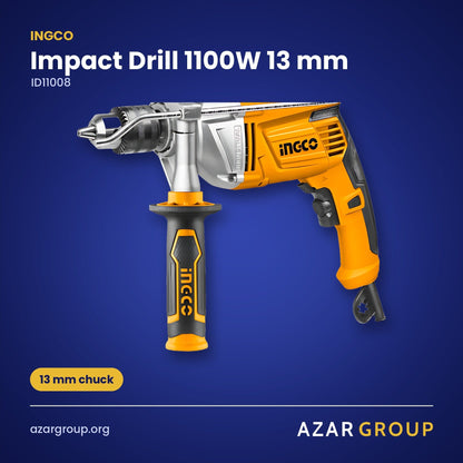 INGCO ID11008 Impact Drill 1100W 13 mm – 13 mm chuck