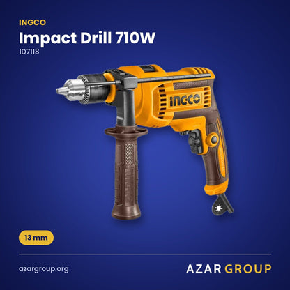 INGCO ID7118 Impact Drill 710W – 13 mm