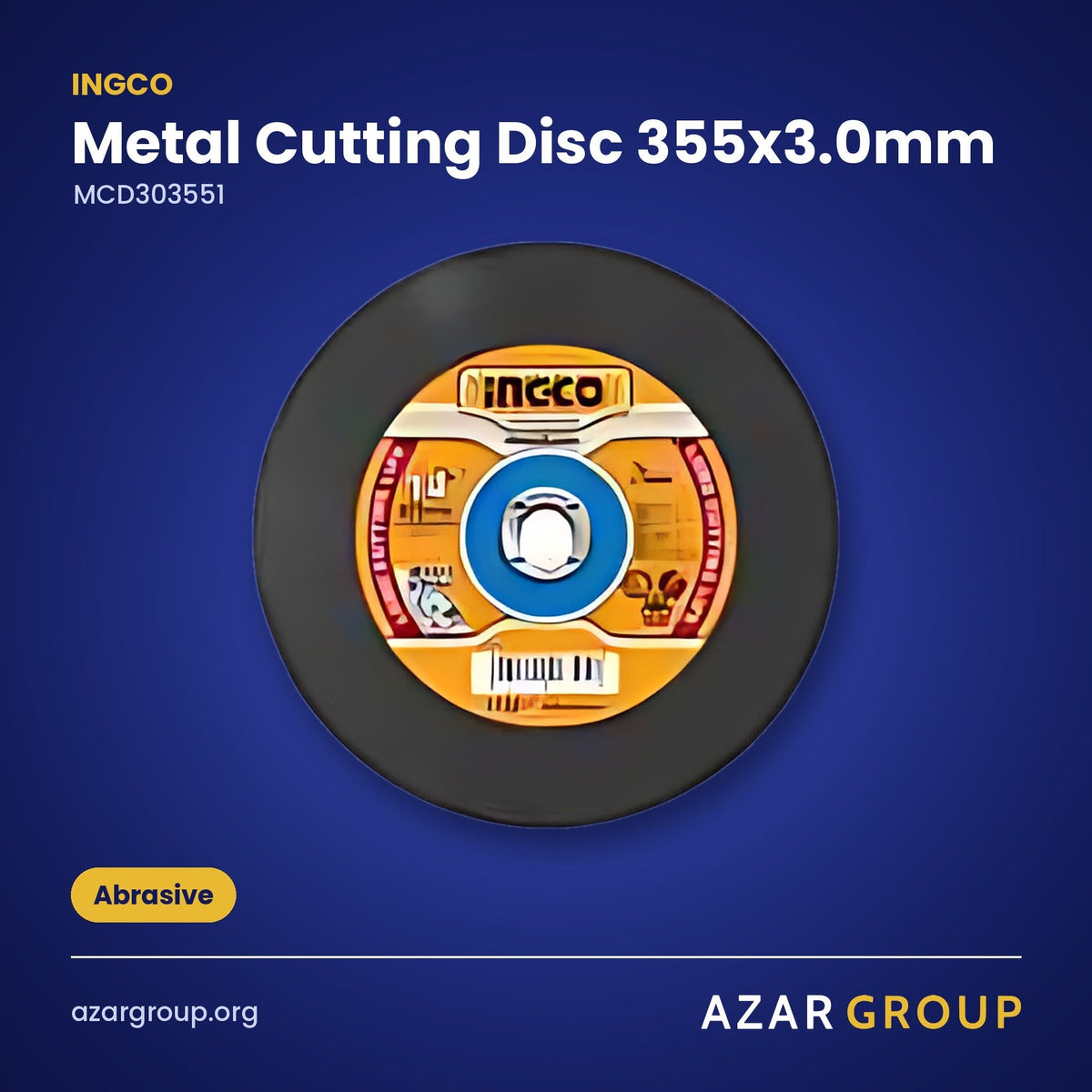 INGCO MCD303551 Metal Cutting Disc 355x3.0mm – Abrasive