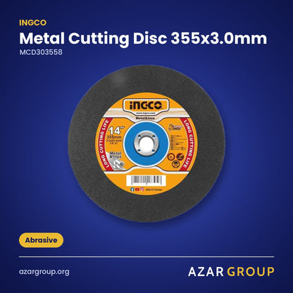 INGCO MCD303558 Metal Cutting Disc 355x3.0mm – Abrasive
