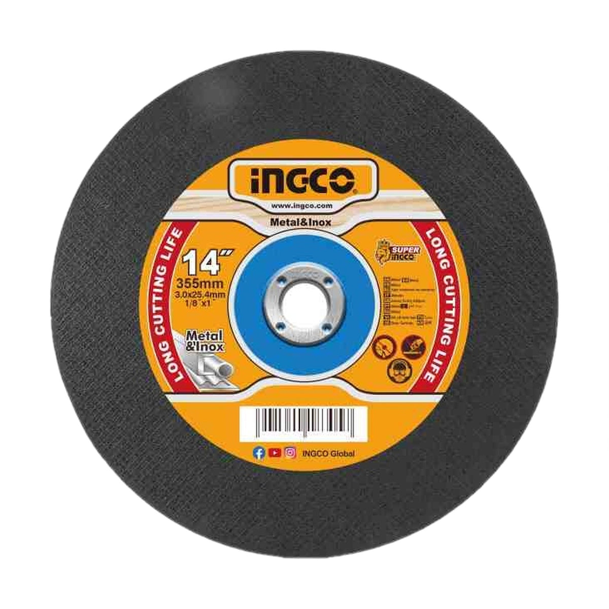 INGCO MCD303558 Metal Cutting Disc 355x3.0mm