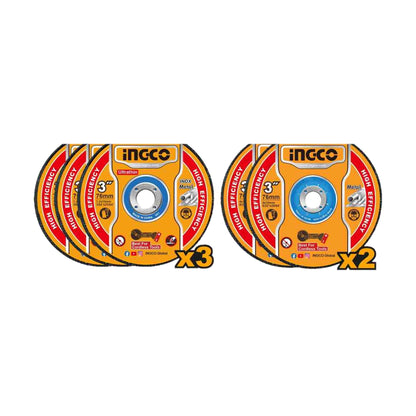 INGCO MCD303768 Cutting & Grinding Disc Set