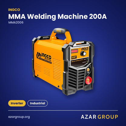 INGCO MMA2006 MMA Welding Machine 200A – Inverter, Industrial