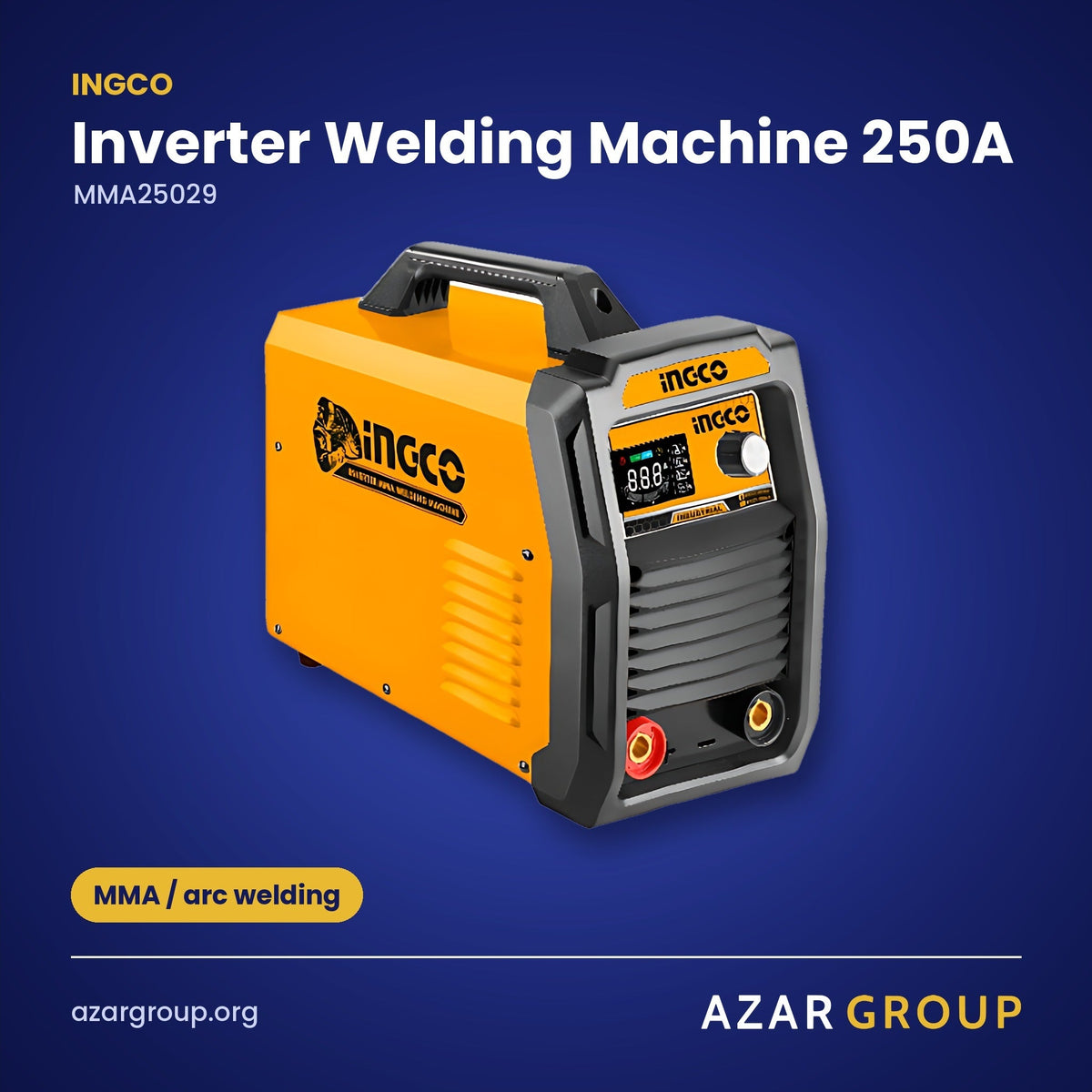 INGCO MMA25029 Inverter Welding Machine 250A – MMA / arc welding