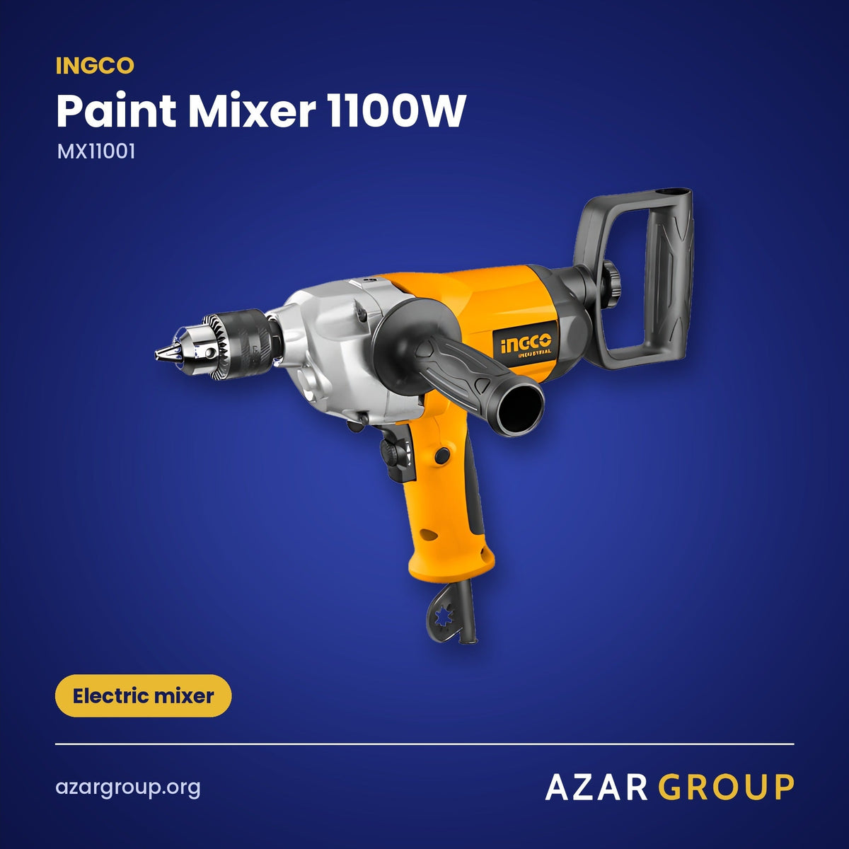 INGCO MX11001 Paint Mixer 1100W – Electric mixer