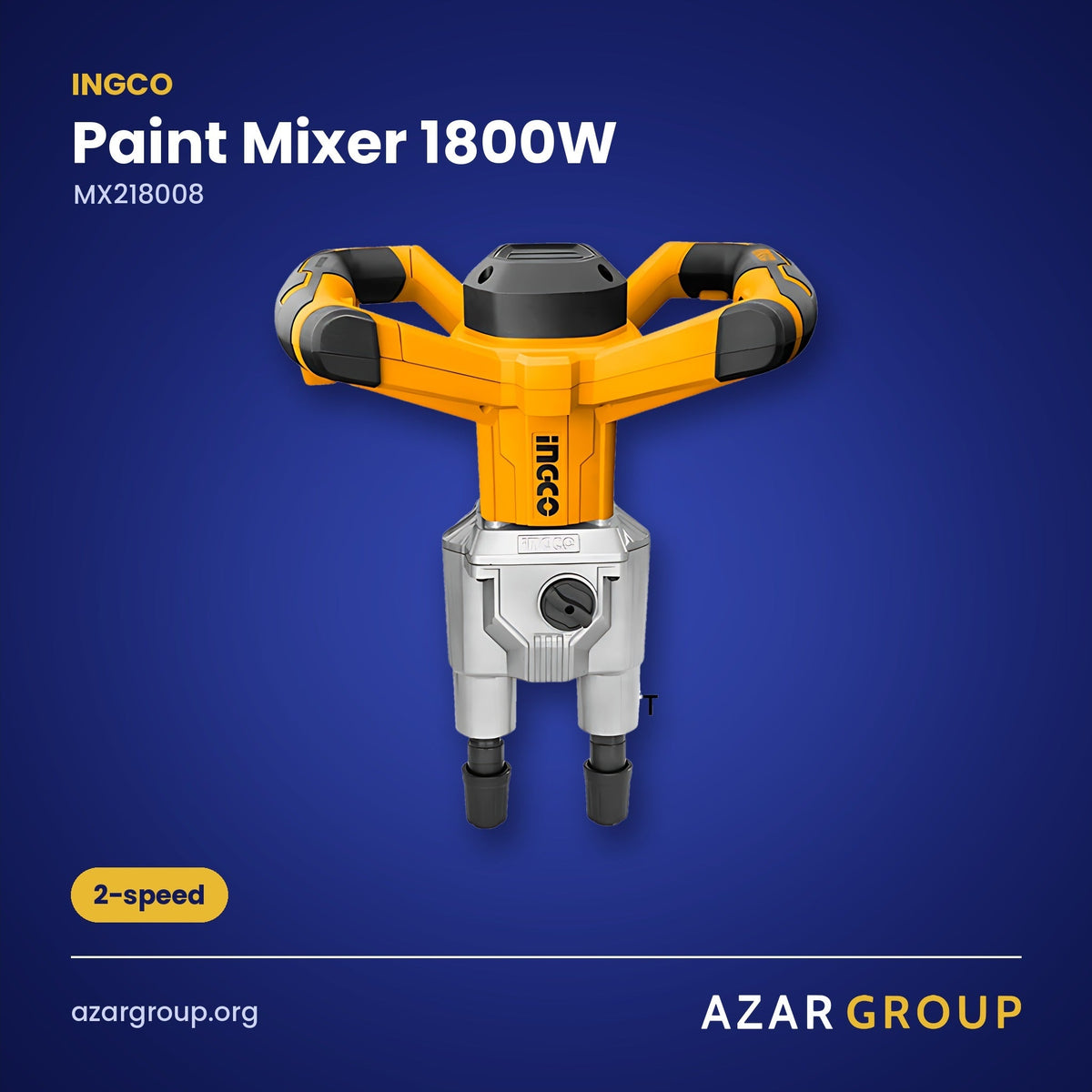 INGCO MX218008 Paint Mixer 1800W – 2-speed