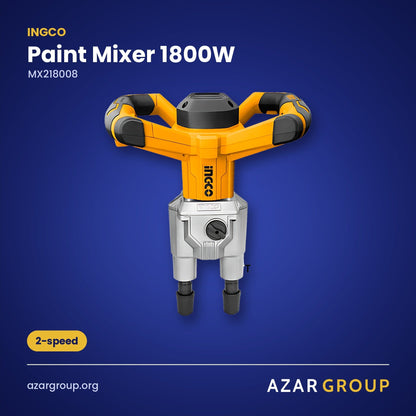 INGCO MX218008 Paint Mixer 1800W – 2-speed