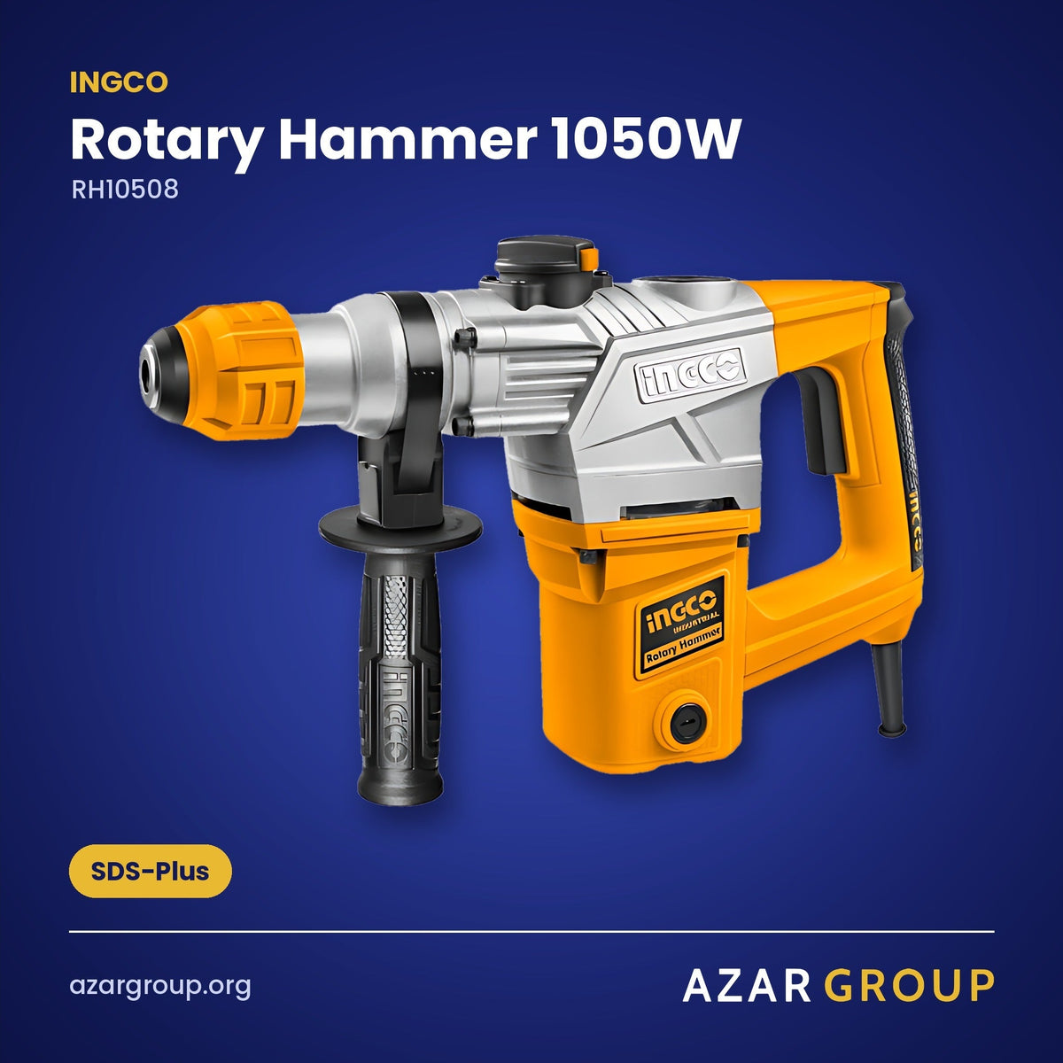 INGCO RH10508 Rotary Hammer 1050W – SDS-Plus