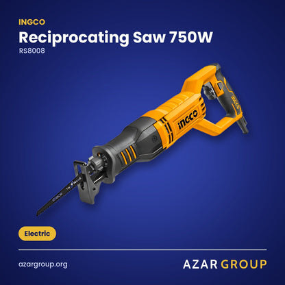 INGCO RS8008 Reciprocating Saw 750W – Electric