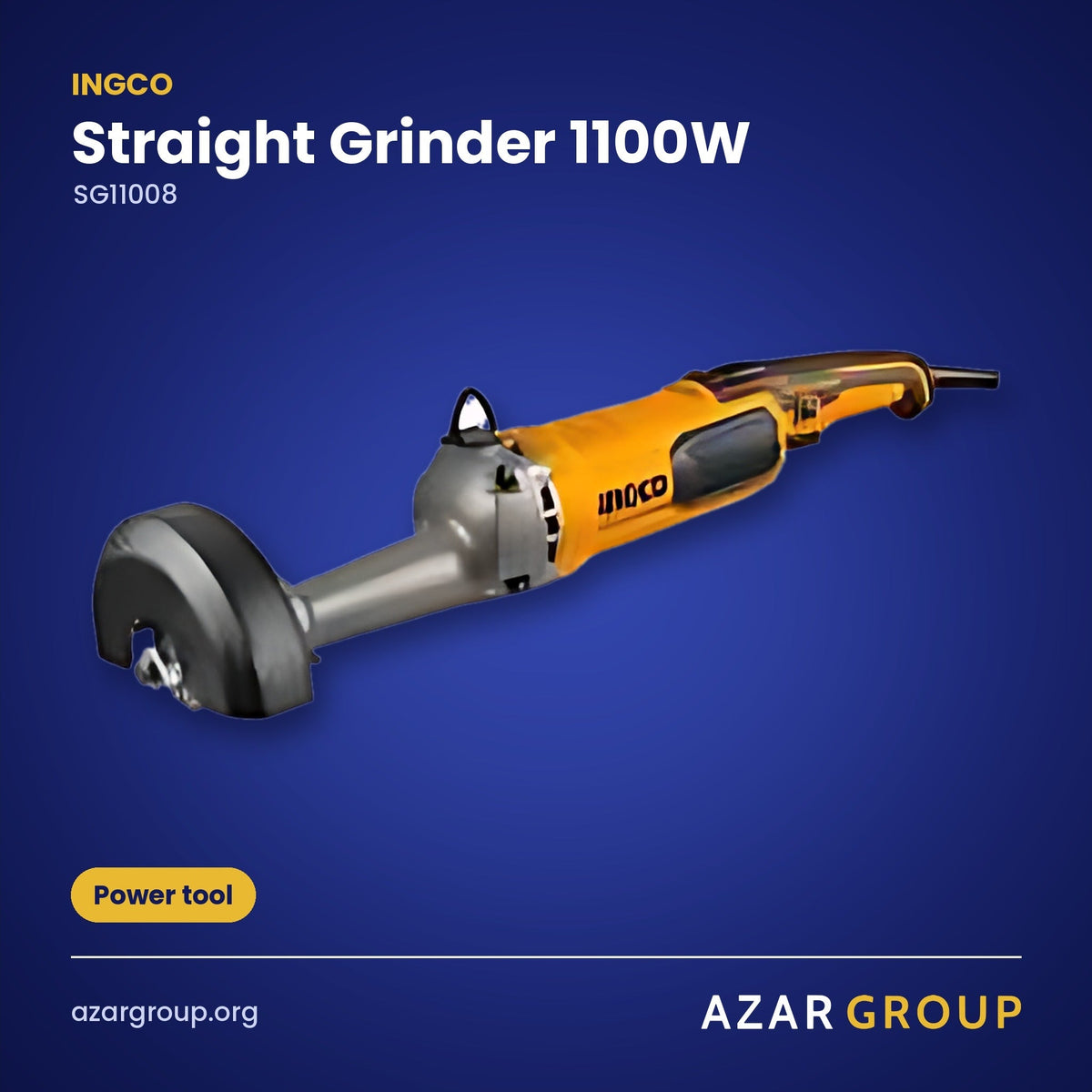 INGCO SG11008 Straight Grinder 1100W – Power tool