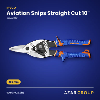 INGCO WAS2410 Aviation Snips Straight Cut 10" – 250 mm