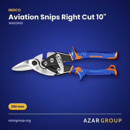 INGCO WAS3410 Aviation Snips Right Cut 10" – 250 mm