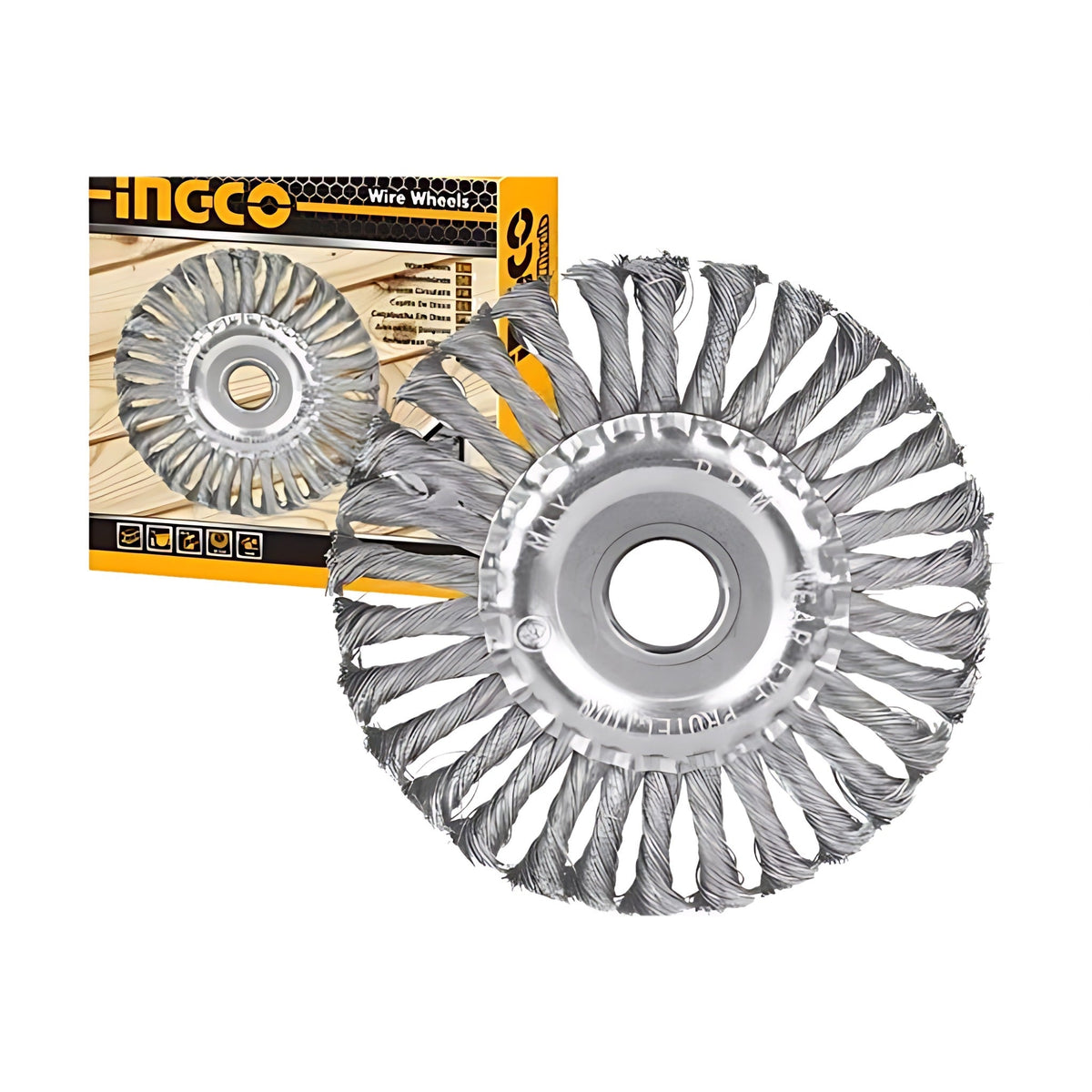 INGCO WB51801 Steel Wire Wheel Brush 180mm