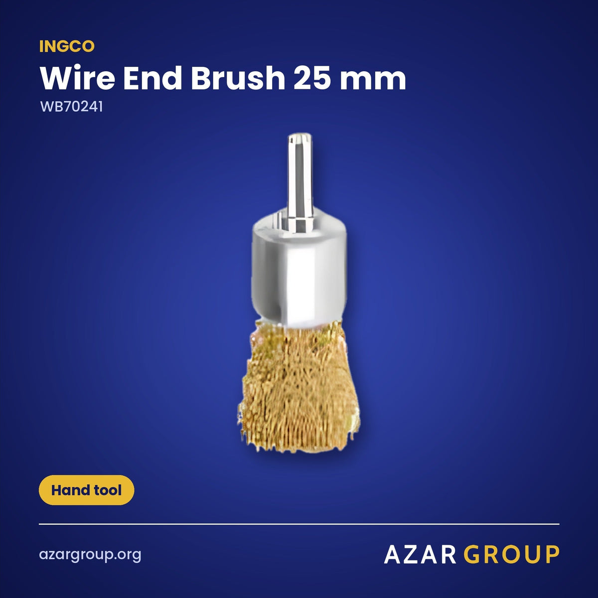 INGCO WB70241 Wire End Brush 25 mm – Hand tool