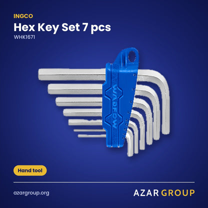 INGCO WHK1671 Hex Key Set 7 pcs – Hand tool