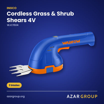 INGCO WJC1504 Cordless Grass & Shrub Shears 4V – 2 blades