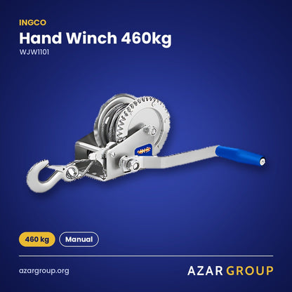 INGCO WJW1101 Hand Winch 460kg – 460 kg, Manual