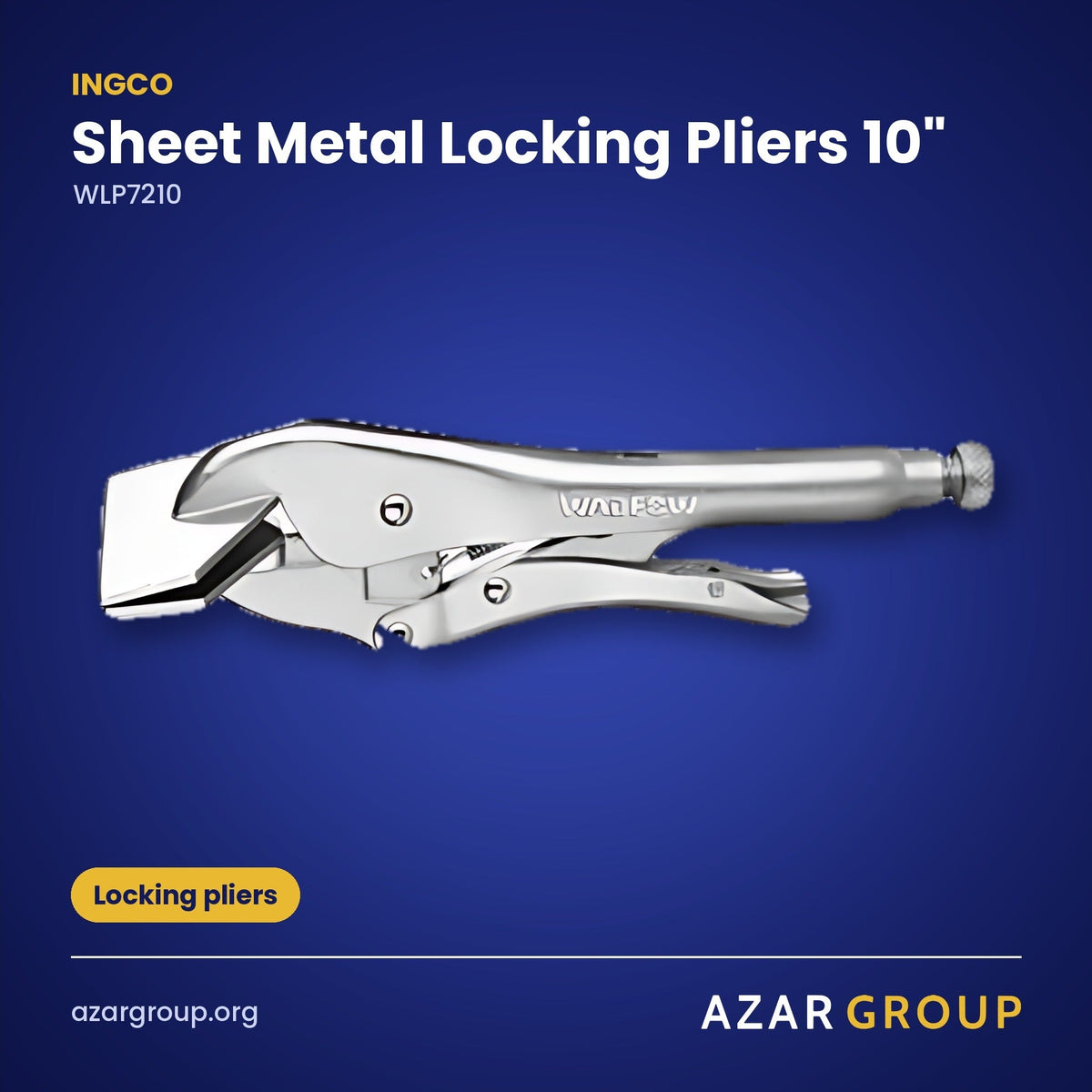 INGCO WLP7210 Sheet Metal Locking Pliers 10" – Locking pliers