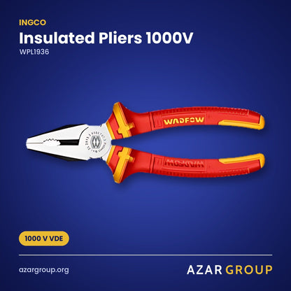 INGCO WPL1936 Insulated Pliers 1000V – 1000 V VDE