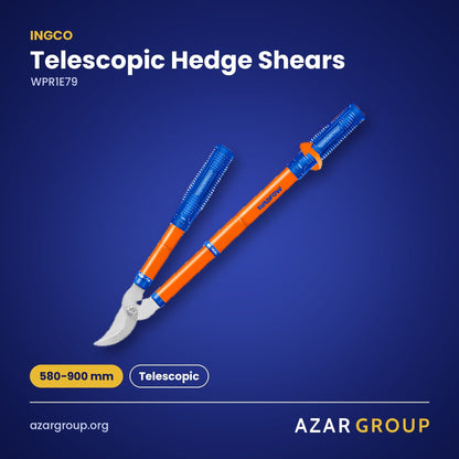 INGCO WPR1E79 Telescopic Hedge Shears – 580-900 mm, Telescopic