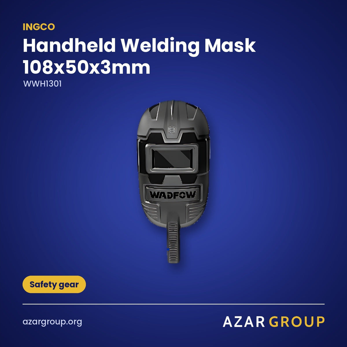 INGCO WWH1301 Handheld Welding Mask 108x50x3mm – Safety gear