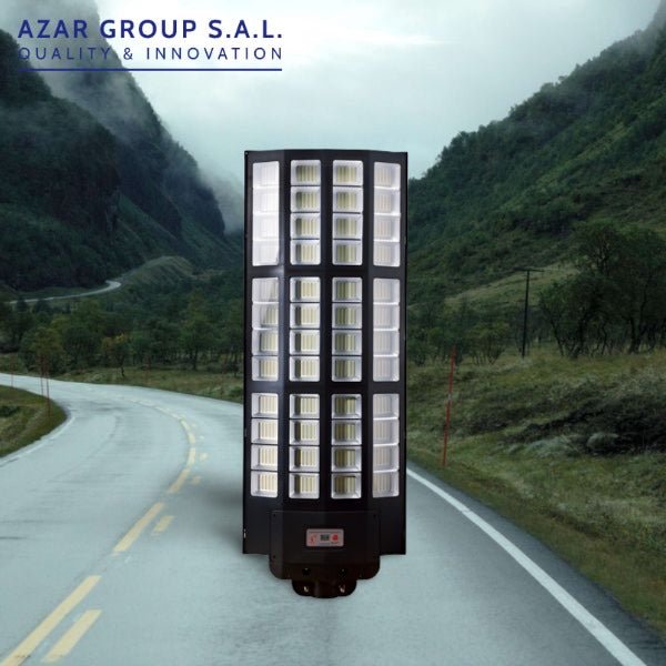 Integrated Solar Street Light 600W Daylight Outdoor Wall Light Waterproof Double - Sided - LED Lights & Lighting - Aura Lighting - Azar Group
