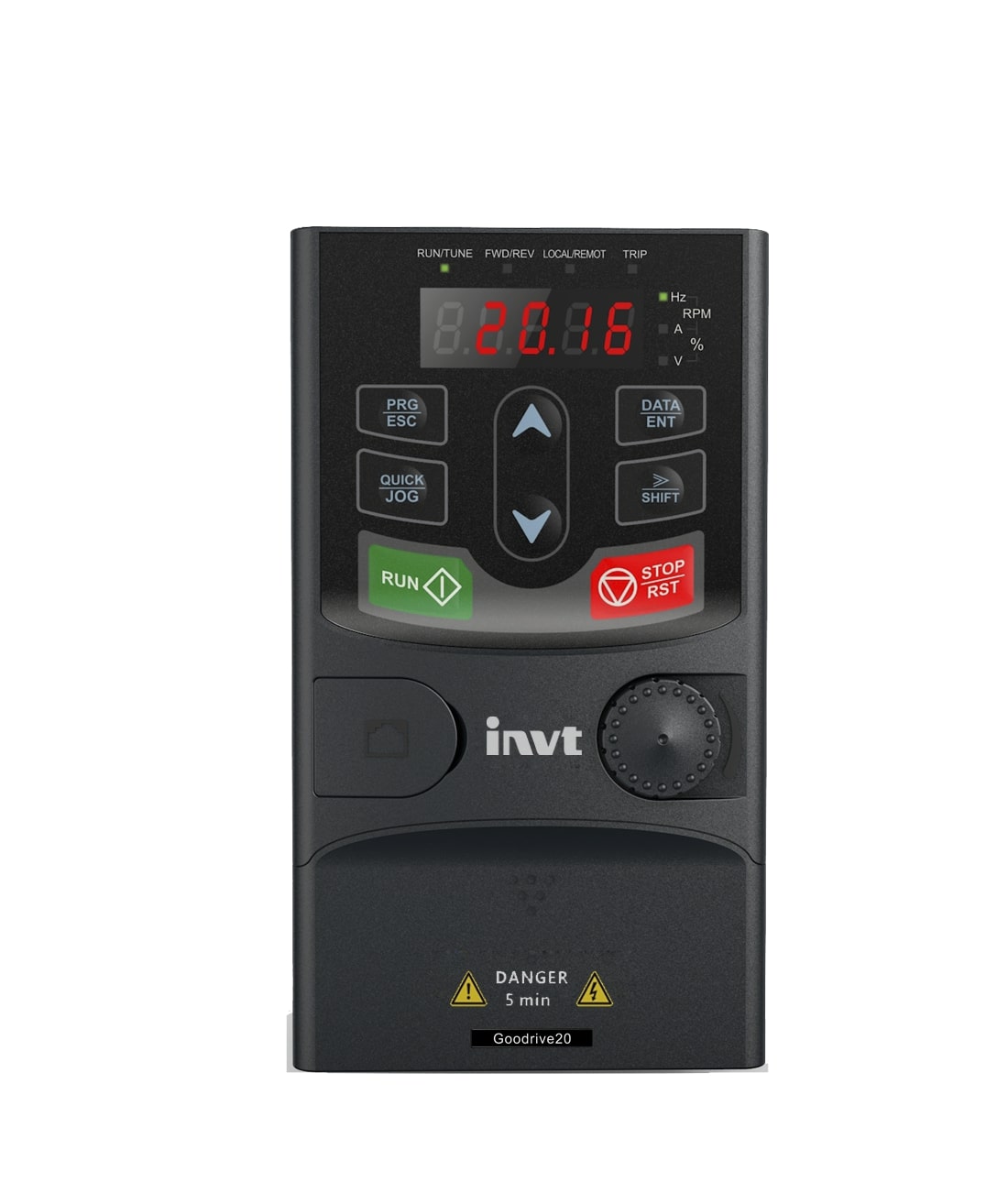 INVT GD20 1.5kW VFD, 1PH 220V in, 3PH 220V out