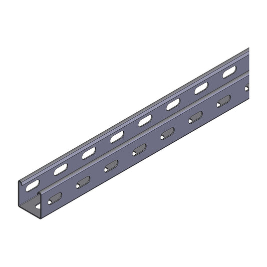 IPOS slotted C profile hanging channel