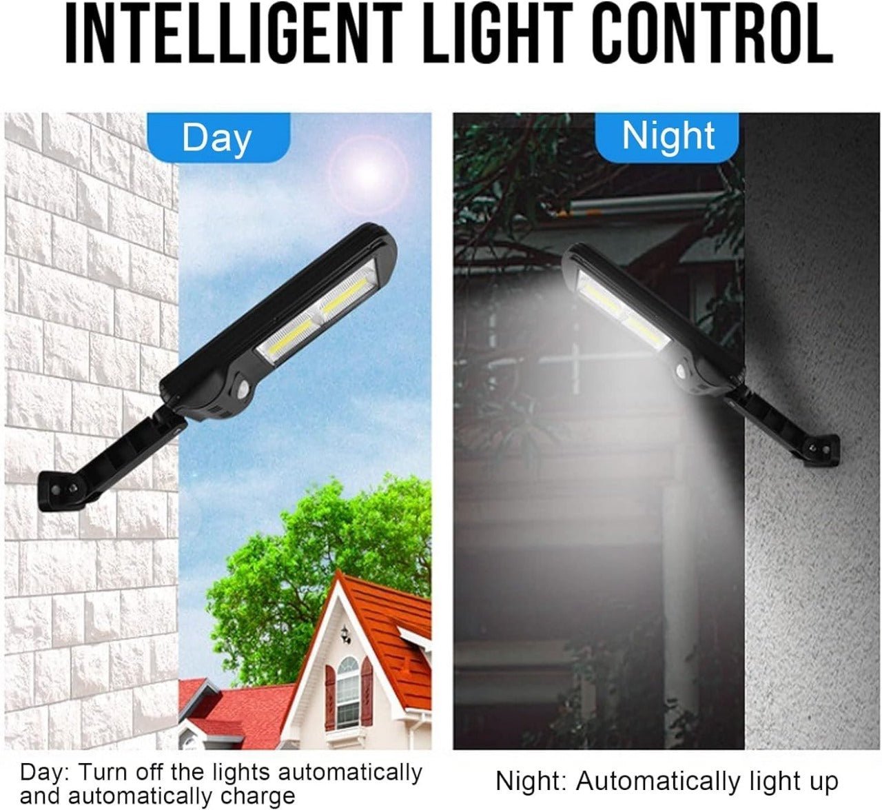 LED Solar Street Light Intergrated Powerful High Lumen LED Human Body Induction Solar Charging Street light Solar for Outdoor - LED Lights & Lighting - Aura Lighting - Azar Group