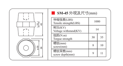 Technical drawings and specifications of mechanical components on a white background
