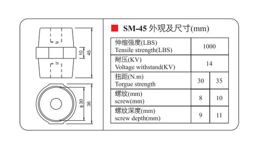 Technical drawings and specifications of mechanical components on a white background